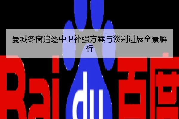 曼城冬窗追逐中卫补强方案与谈判进展全景解析